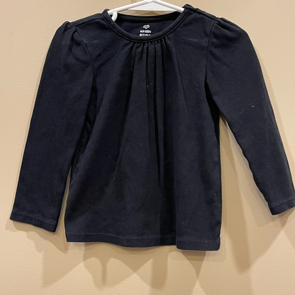 Old Navy Black Long Sleeve Tee size 3T